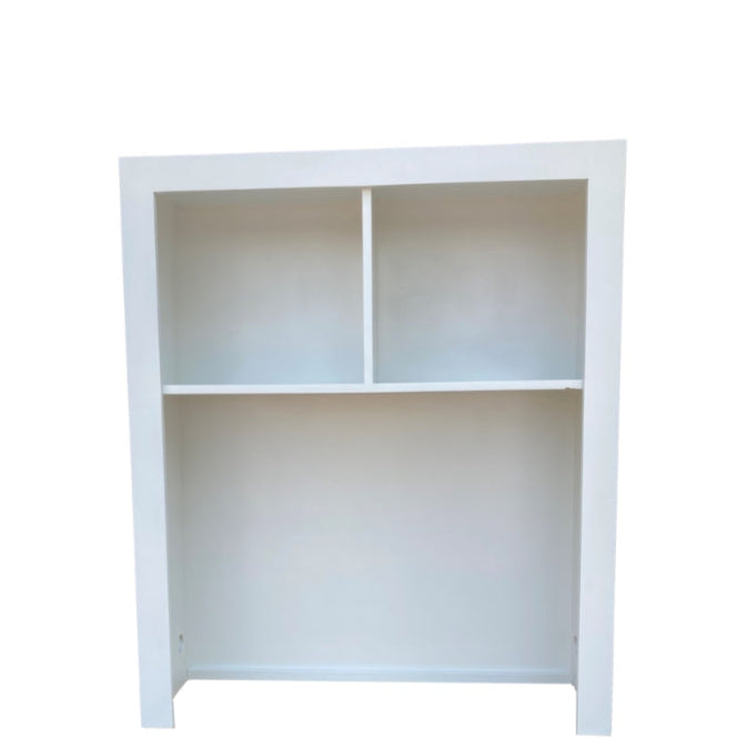 Dorm Desk Hutch in White