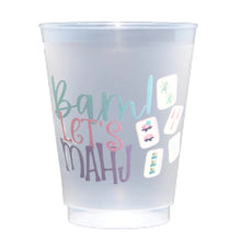 Load image into Gallery viewer, &quot;Bam Let&#39;s Mahj&quot; Frost Flex Cups
