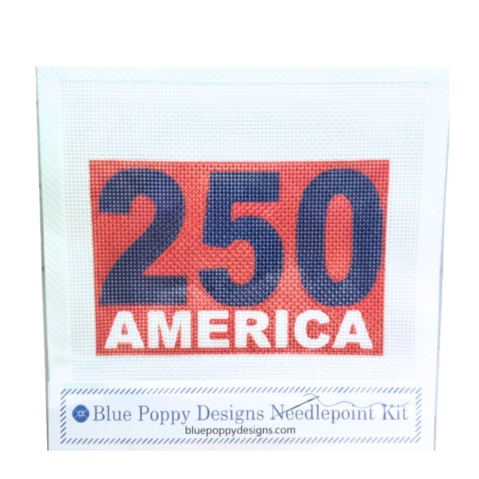 250 Anniversary America Needlepoint Kit 4"x6"