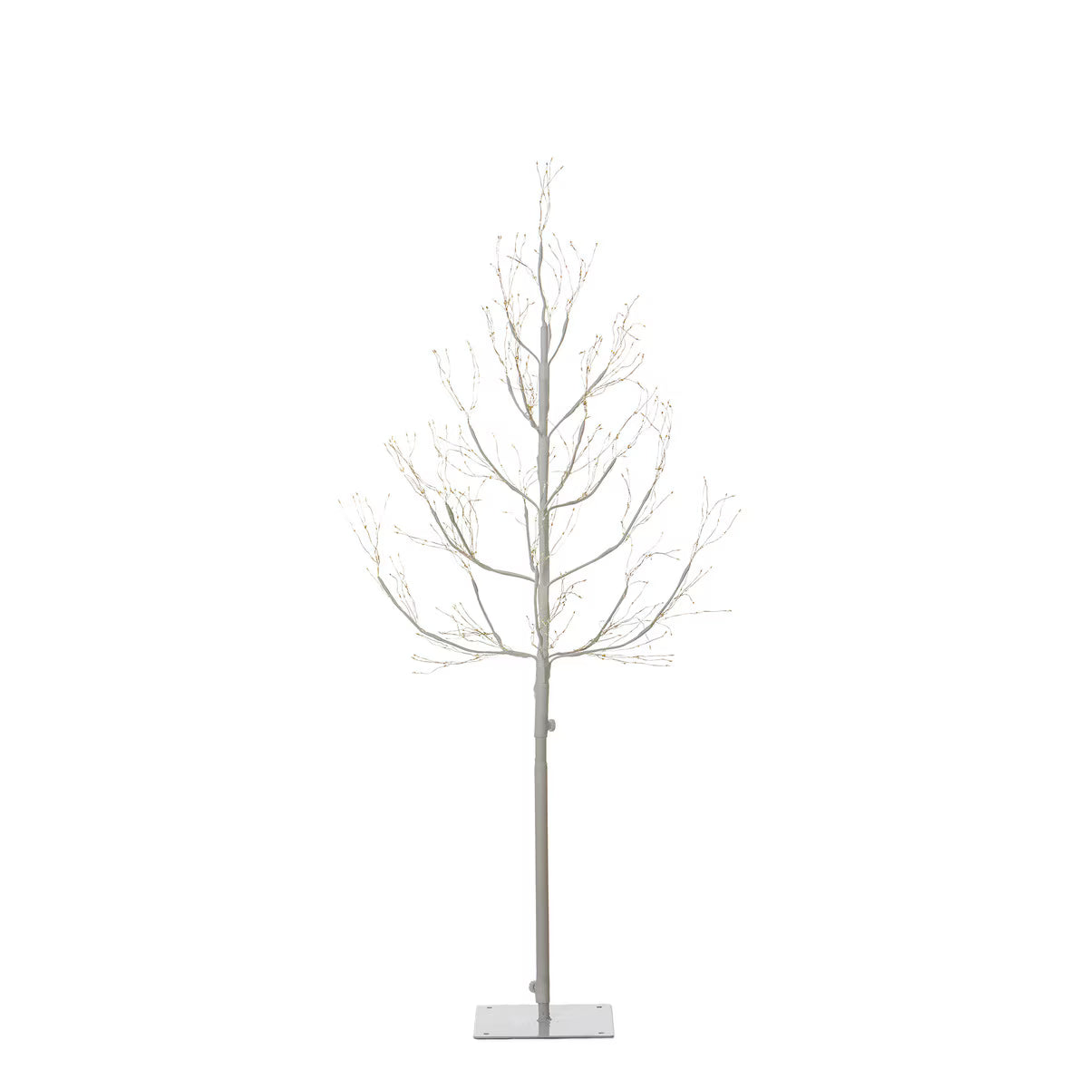 Winter White Adjustable Height LED Lighted Trees