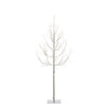 Winter White Adjustable Height LED Lighted Trees
