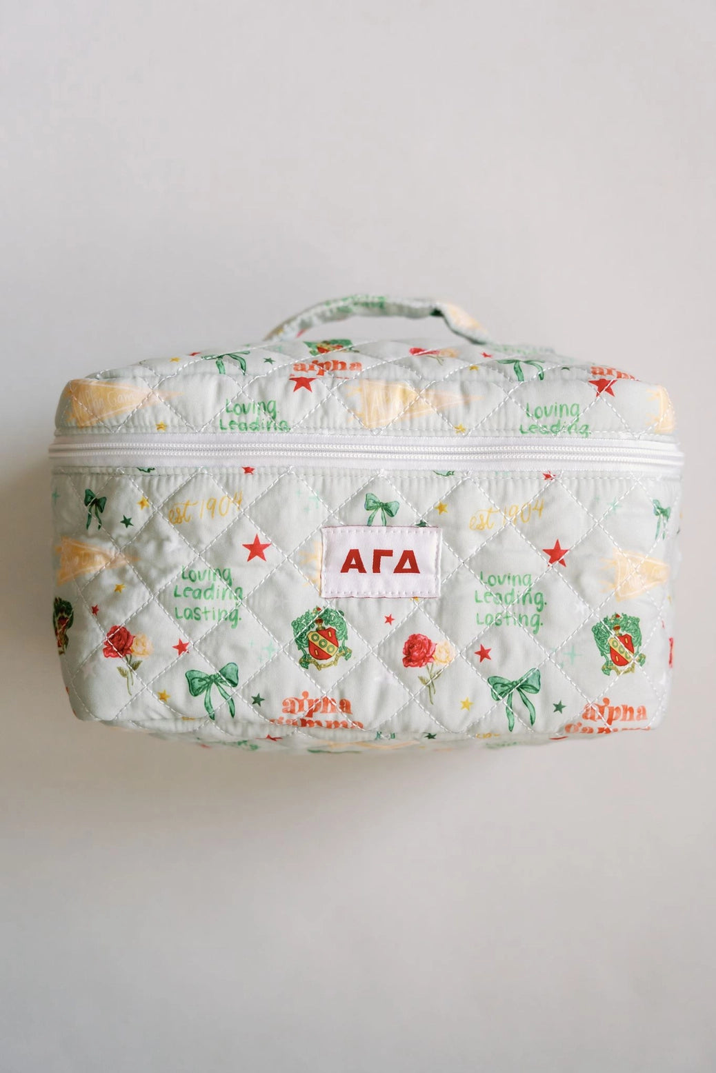 Sorority Quilted Toiletry Bag