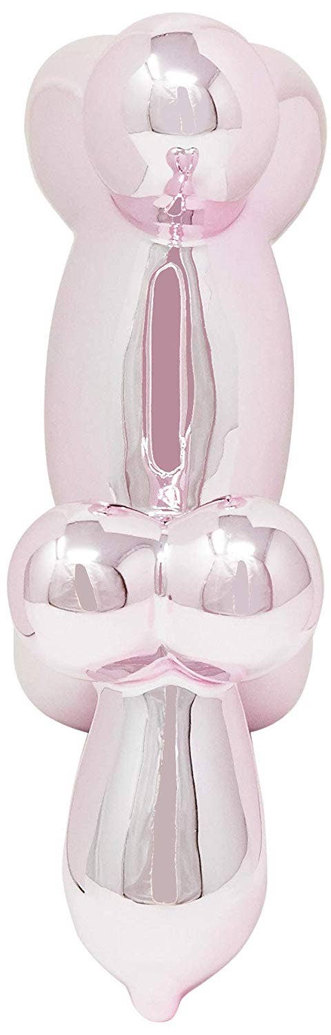 Pink Ceramic Dog Bank