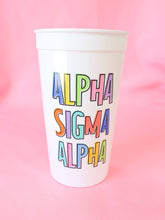 Load image into Gallery viewer, Bring On the Fun Sorority Stadium Cup
