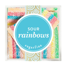 Load image into Gallery viewer, Pack of Sour Rainbows candy with Sugarfina branding on a white background
