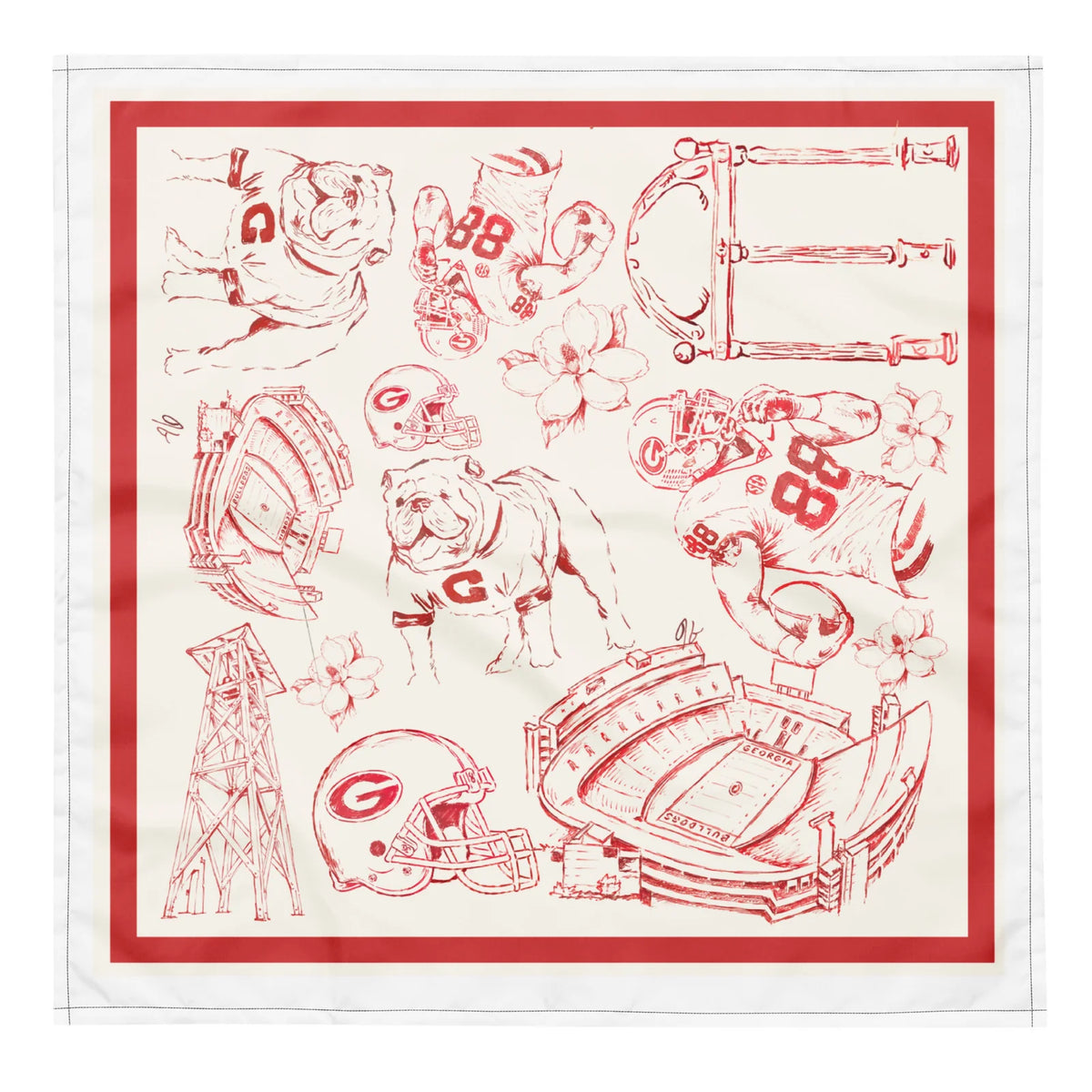 Georgia Gameday Scarf