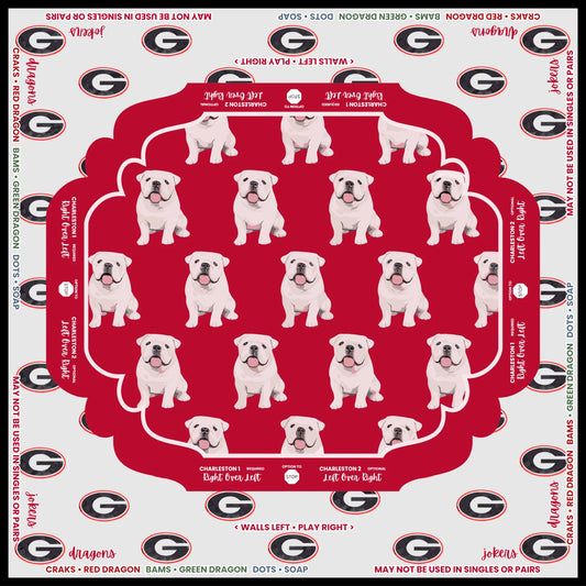 Athens Georgia Gameday Mahjong Mat