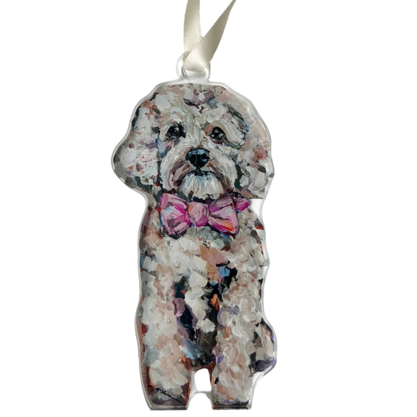 Acrylic Ornament: Cavapoo