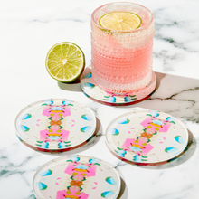 Load image into Gallery viewer, Acrylic Coaster: Monets Garden Pink Coaster | Laura Park Designs x Tart
