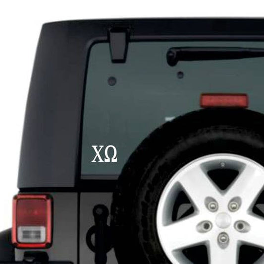 Greek Letter Decal Sticker