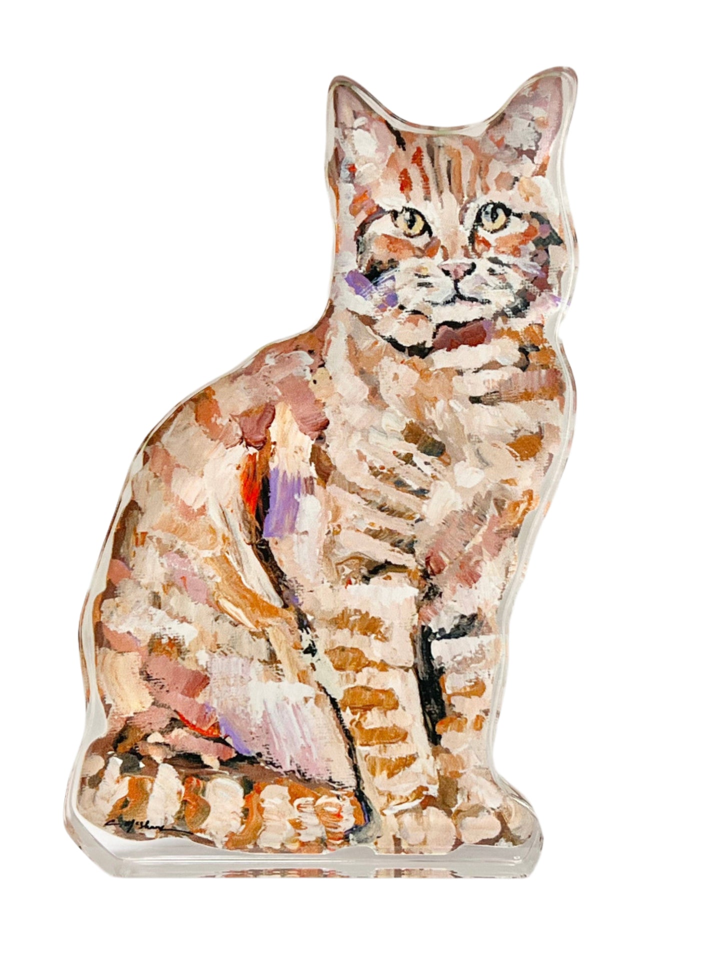 "Ginger Tabby cat" acrylic