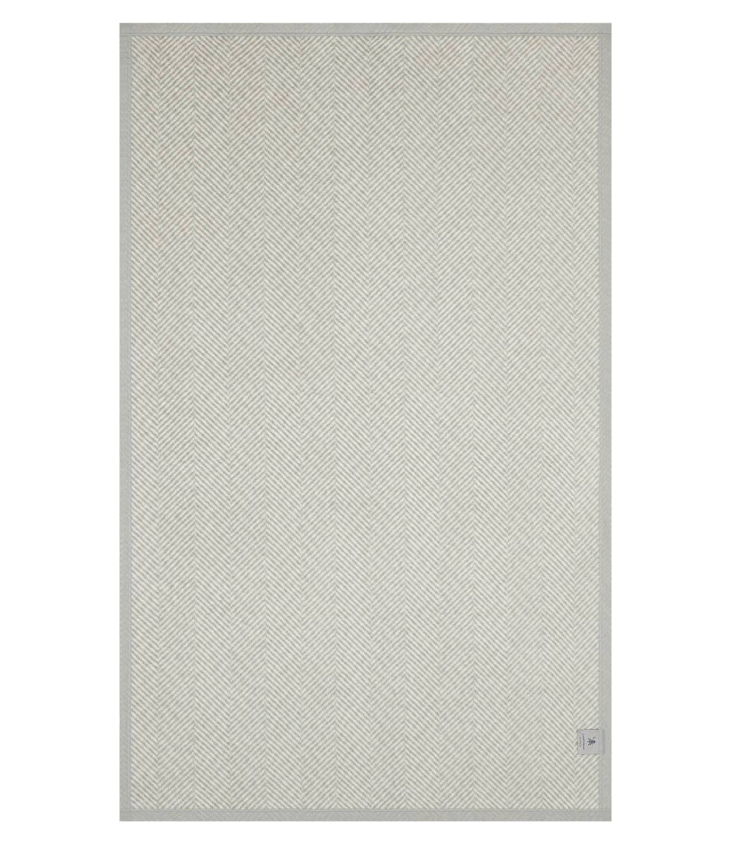Blanket: Harborview Herringbone Light Grey