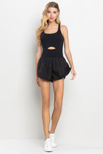 Load image into Gallery viewer, Caroline Athletic Romper - Black
