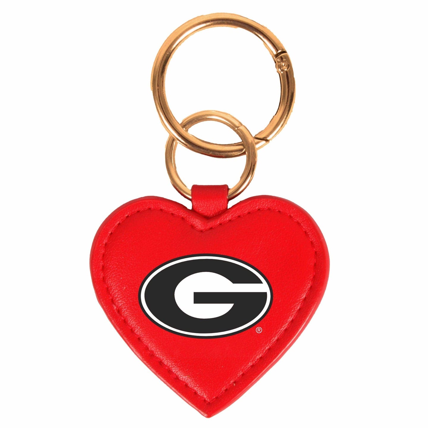 Georgia Bulldogs Heart Purse Charm/ Key Ring