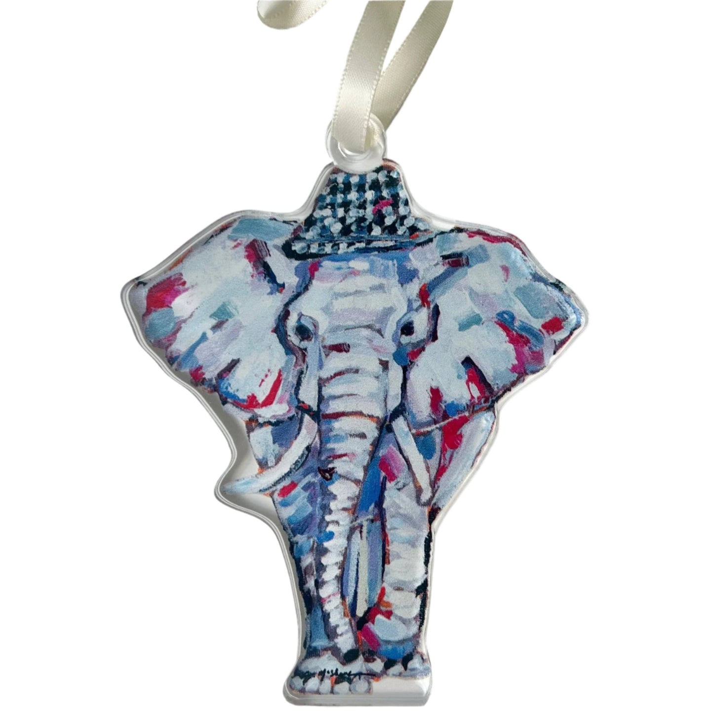 Acrylic Ornament: Elephant