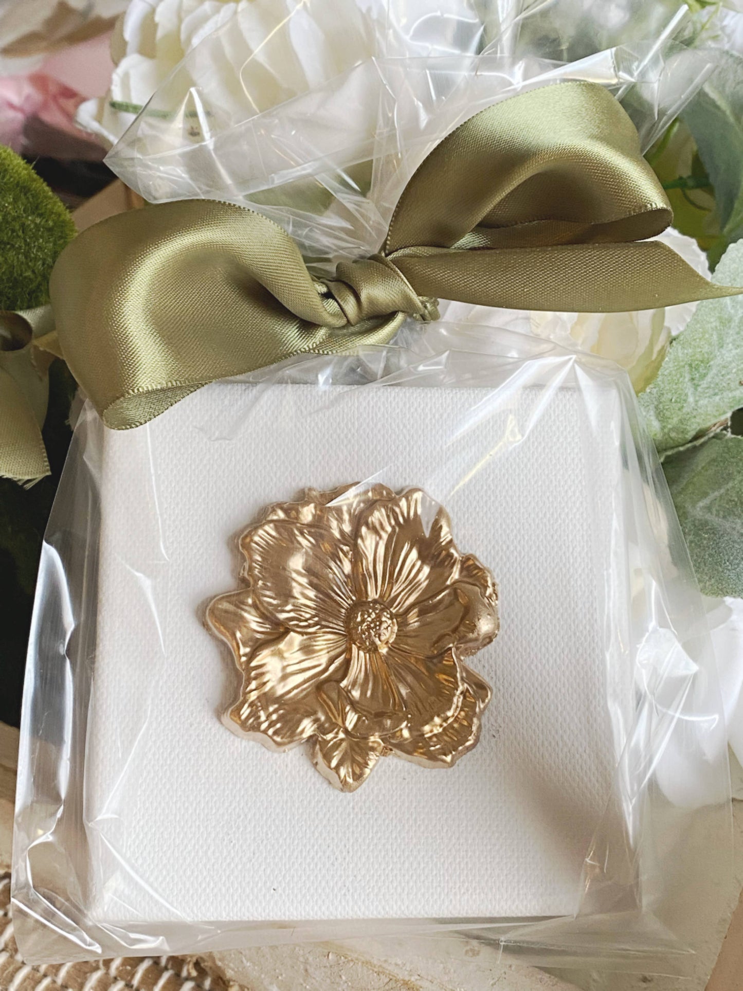Gold Magnolia Canvas