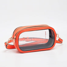 Load image into Gallery viewer, Oval Clear Gameday/Stadium Bag
