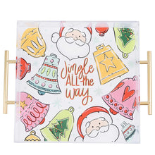 Load image into Gallery viewer, Jingle All the Way Santa Acrylic Tray
