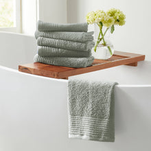 Load image into Gallery viewer, 6 Pack Cotton Hand Towels - Kasper Collection
