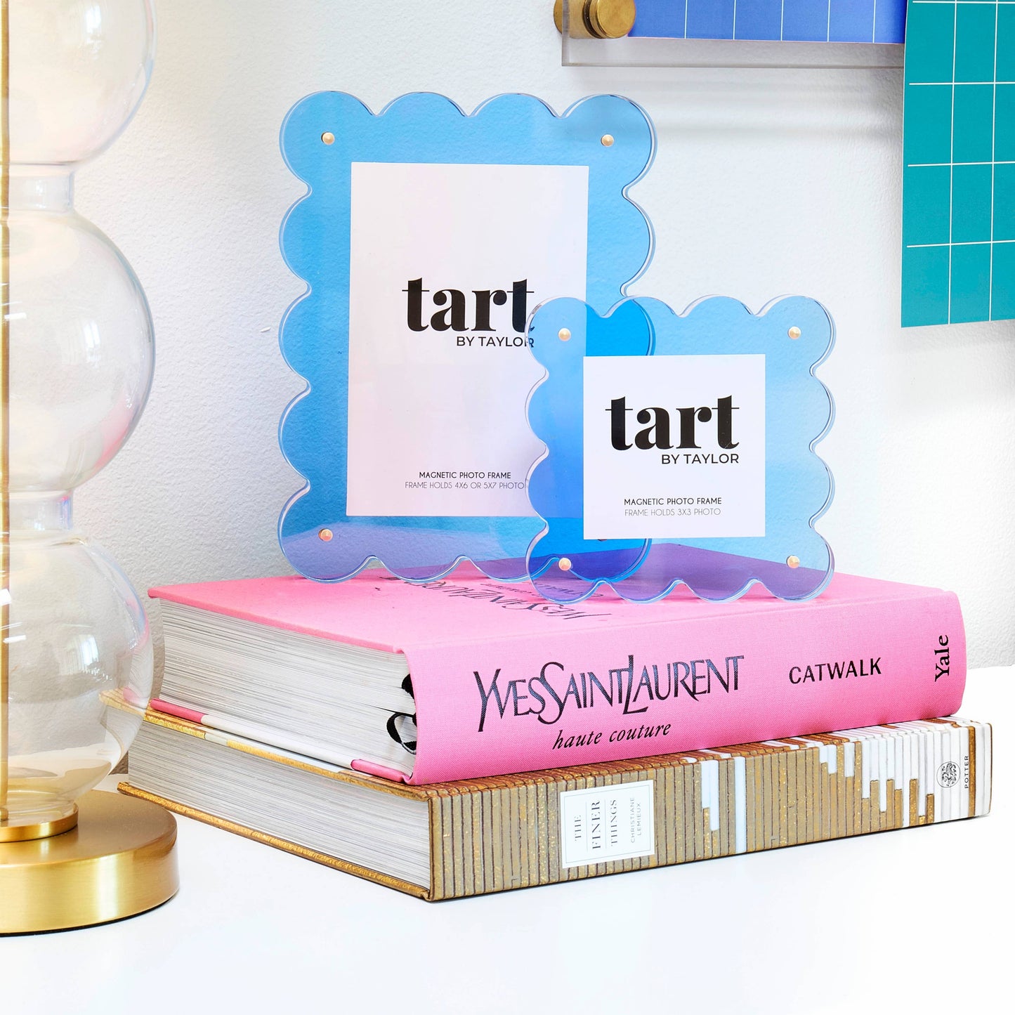 Tart By Taylor Neon Blue Mini Frame