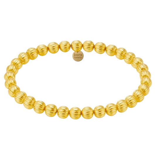 Sophie 4mm Gold Filled Beaded Bracelet