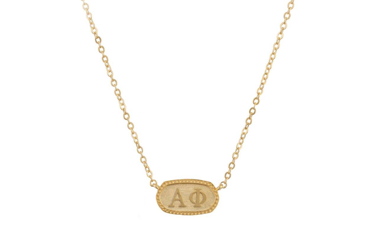 Alpha Phi Sorority Athena Necklace