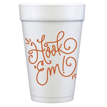 Load image into Gallery viewer, Hook ‘em Styrofoam Cups
