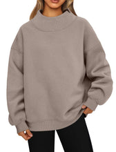 Load image into Gallery viewer, Oversized Mock Neck Top
