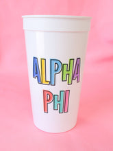 Load image into Gallery viewer, Bring On the Fun Sorority Stadium Cup
