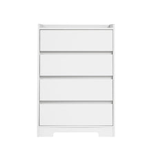 Load image into Gallery viewer, 4-Drawer Dresser, Waterproof, Black/White, Modern Design
