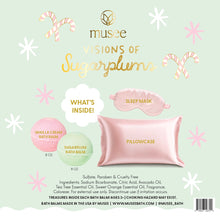 Load image into Gallery viewer, Musee Visions of Sugarplums Bath Balm &amp; Eye Mask Set
