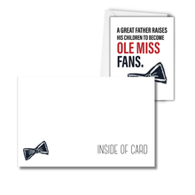 Load image into Gallery viewer, Ole Miss Themed Father&#39;s Greeting Card
