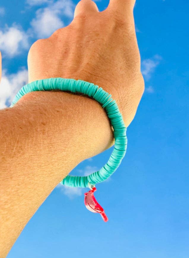 Cardinal Turquoise Beaded Bracelet