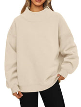 Load image into Gallery viewer, Oversized Mock Neck Top
