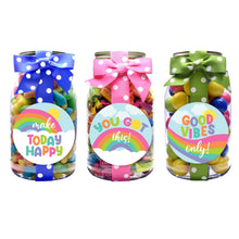 Load image into Gallery viewer, Candy Jars - Happy Rainbow Asst - Quart
