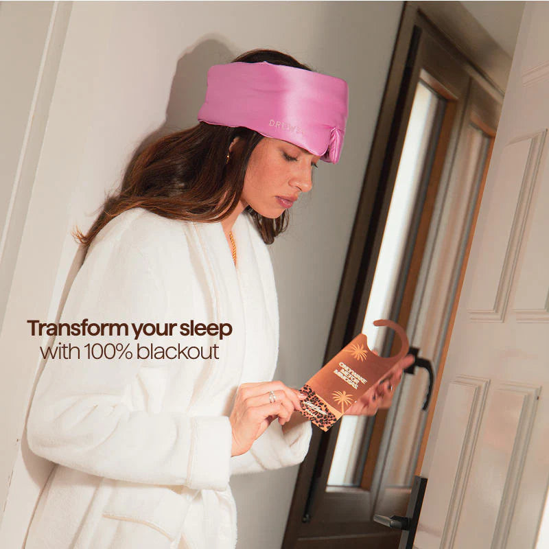 DROWSY Hotel Paradiso Hot Pink Sleep Mask
