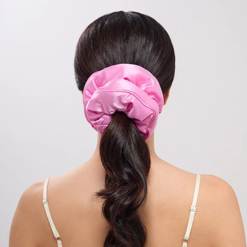 DROWSY Hotel Paradiso Hot Pink Padded Scrunchie
