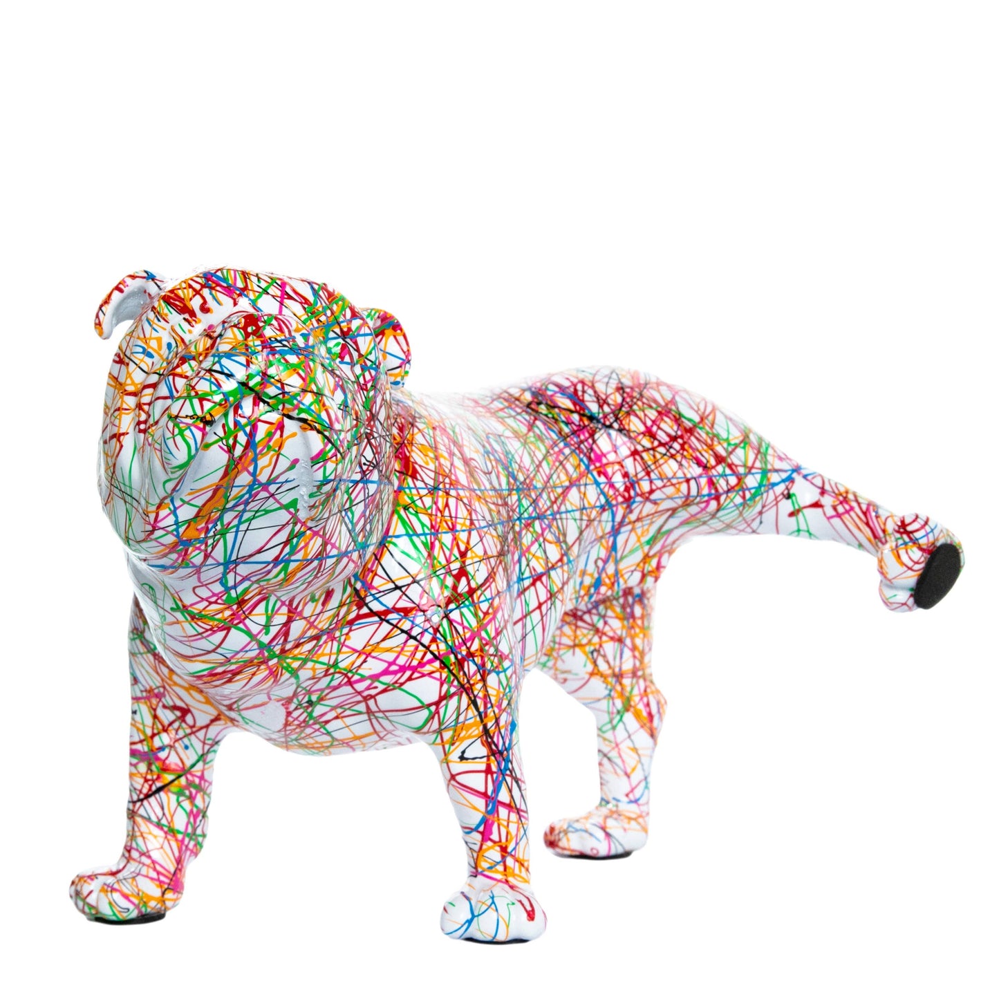 Expressionist Bull Dog with Leg Up