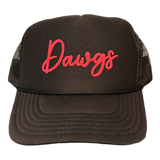 Dawgs - Black Puffy Trucker