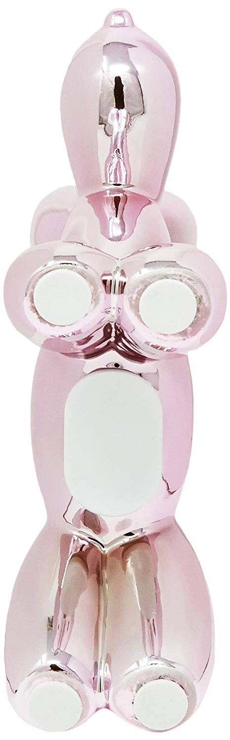 Pink Ceramic Dog Bank