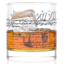 Load image into Gallery viewer, U.S. Constitution Rocks Glass
