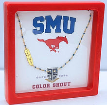 Load image into Gallery viewer, The College Logo Necklace: Side Set Logo on Enamel Bead Necklace
