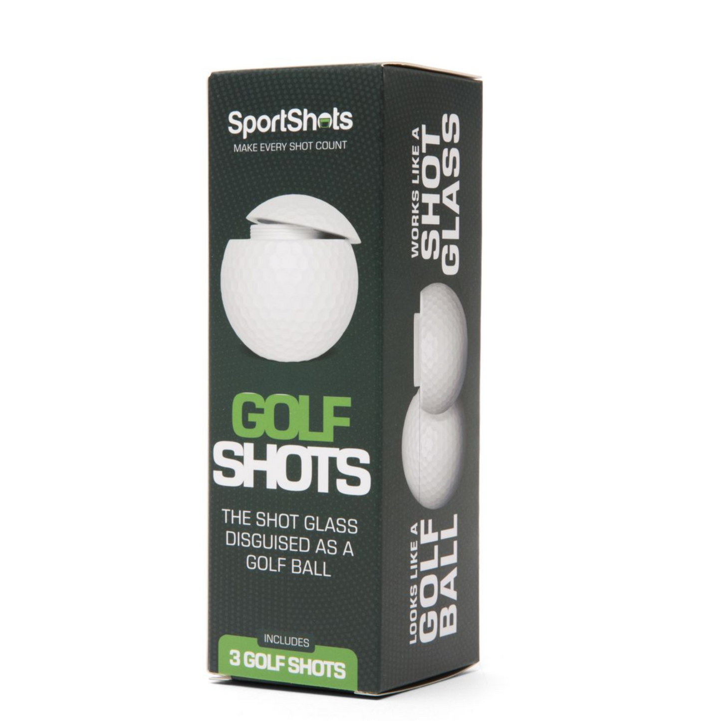 Golf Ball Shaped Shot Glass Set