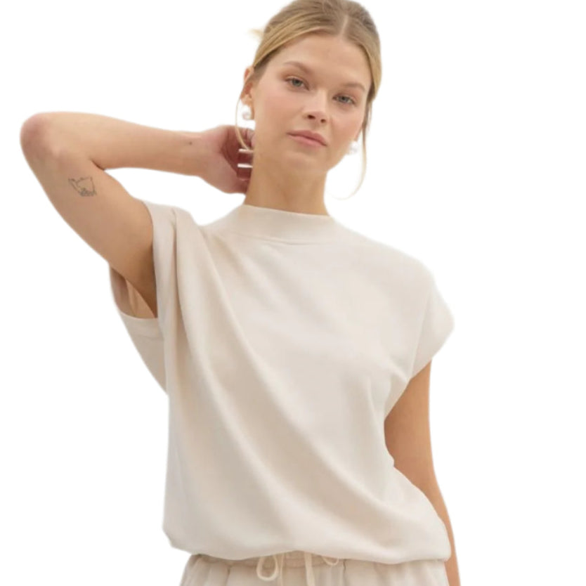 Ecru Knit Top