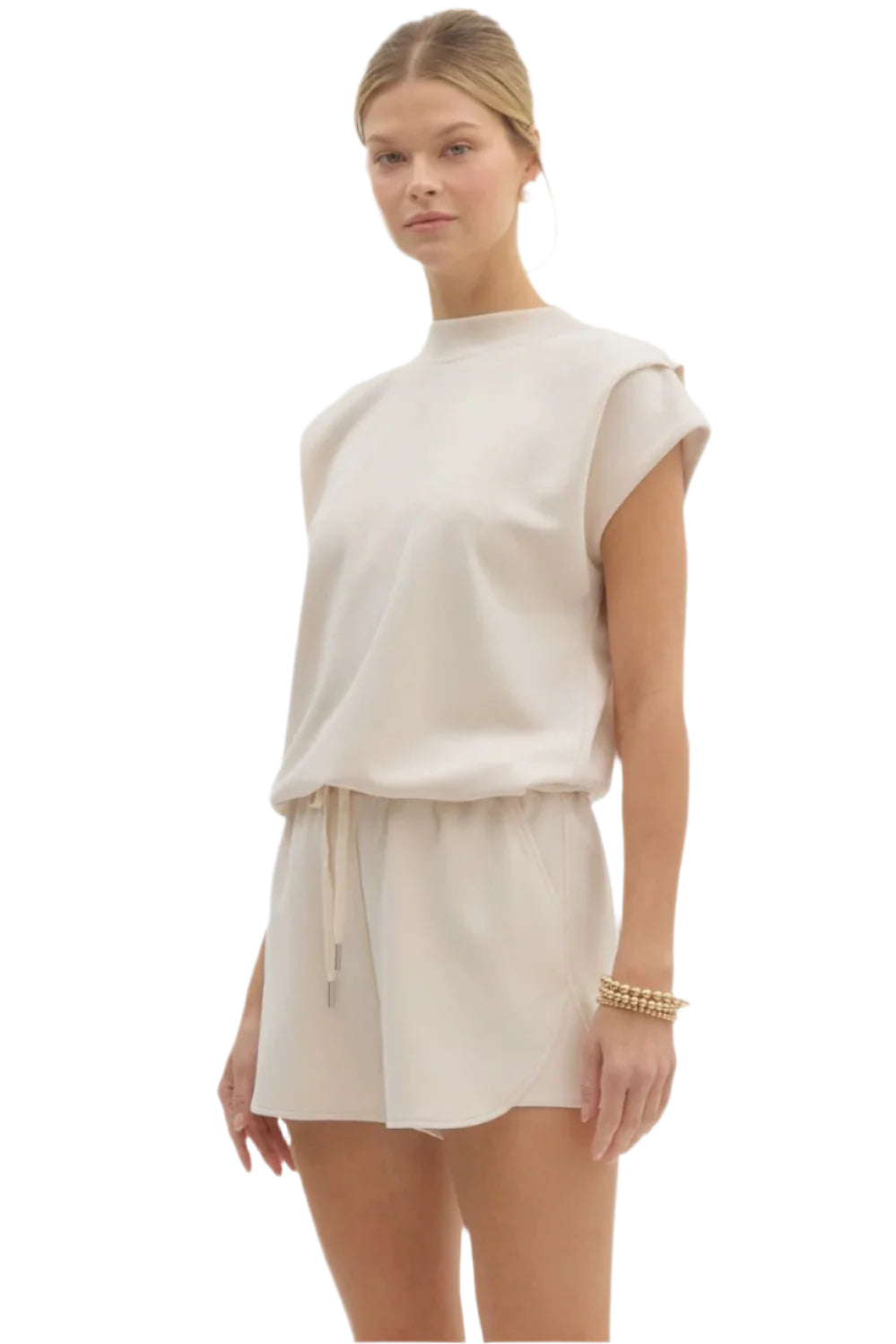 Ecru Knit Top
