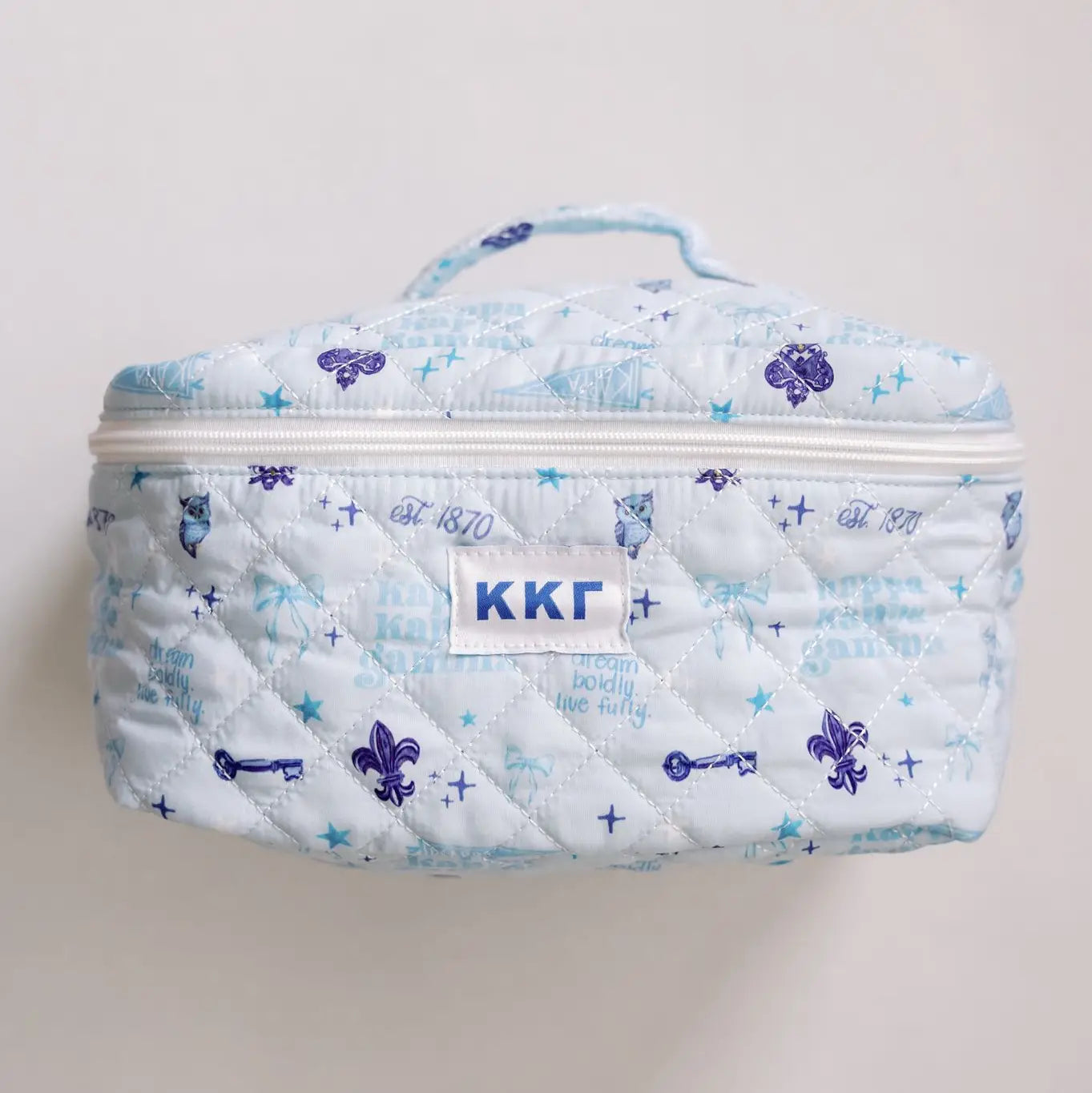 Sorority Quilted Toiletry Bag