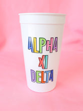 Load image into Gallery viewer, Bring On the Fun Sorority Stadium Cup
