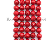 Load image into Gallery viewer, Quality Red Mother of Pearl beads,6mm/8mm/10mm/12mm/14mm Pea
