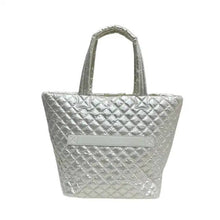 Load image into Gallery viewer, The Debra Diamond Tote Ivory
