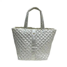 Load image into Gallery viewer, The Debra Diamond Tote Ivory
